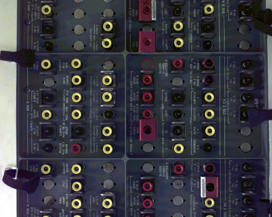Space Shuttle Discovery flight deck panel